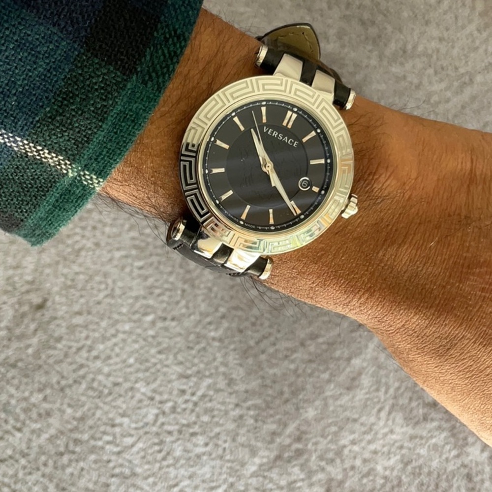 VERSACE watch, quartz, near mint condition